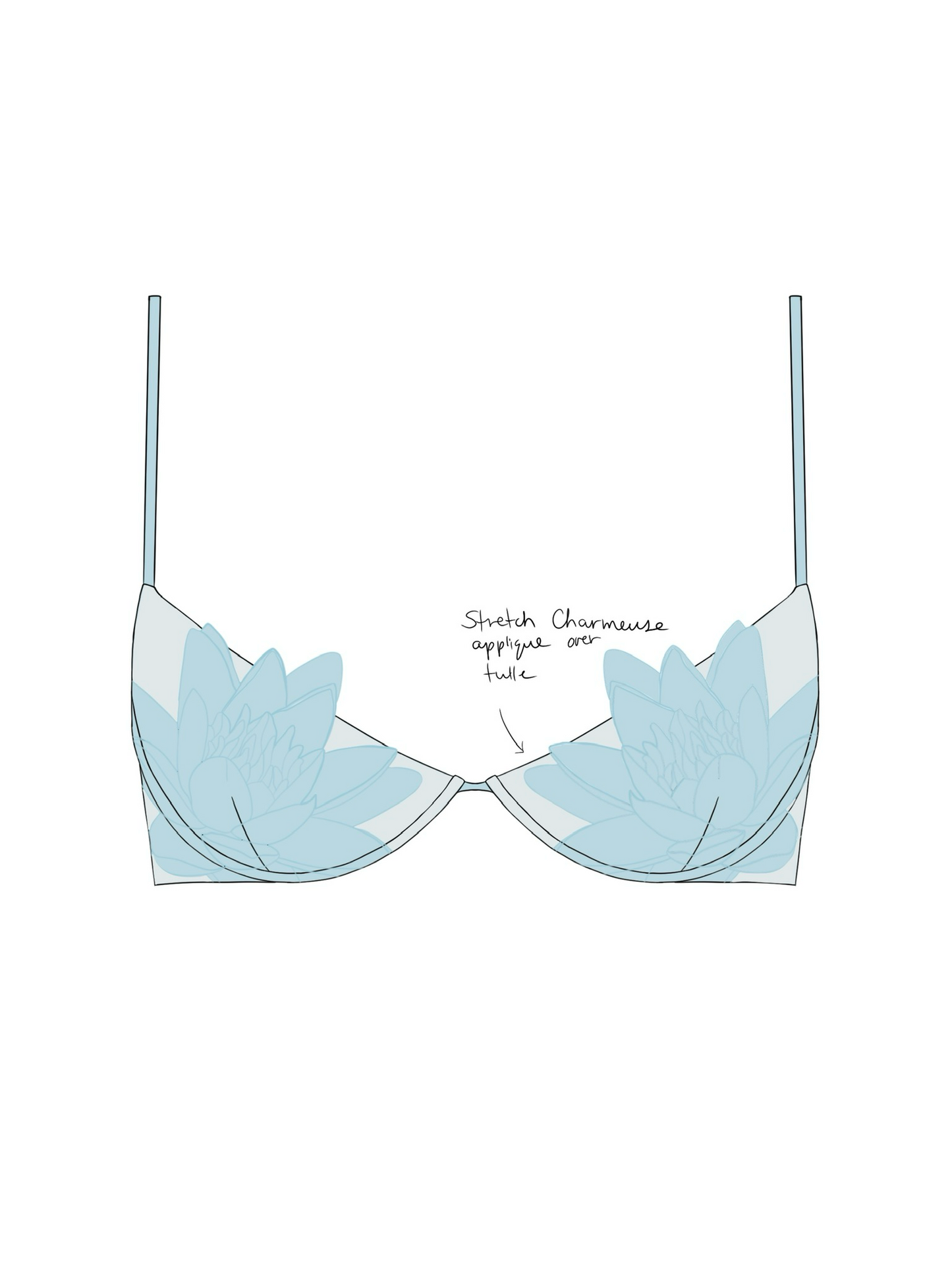Lillies Plunge Bra